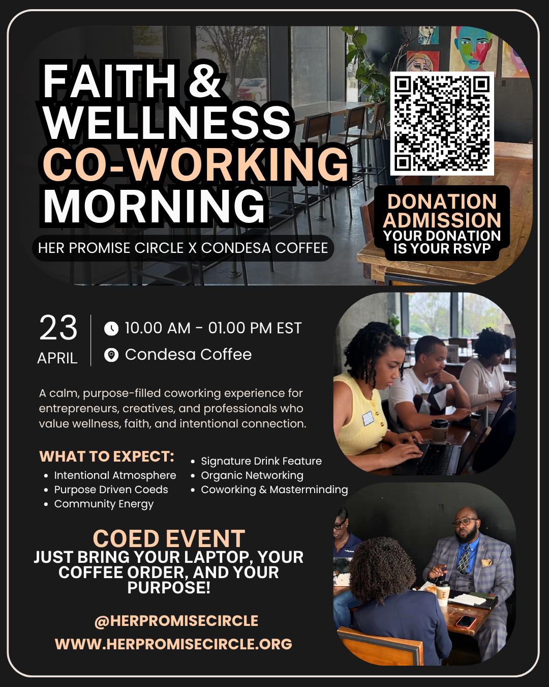 HPC x Condesa Coffee: Faith & Wellness Co-Working Morning (Copy) — Her Promise Circle Her Promise Circle thumbnail