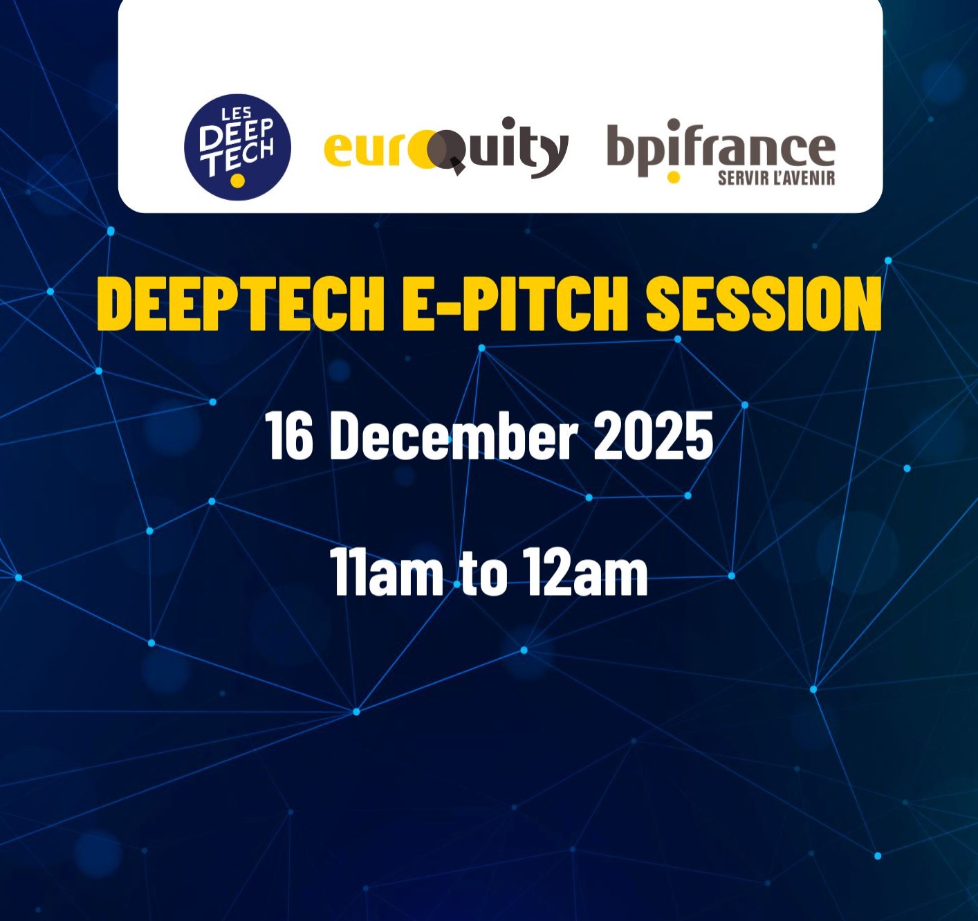 Deeptech ePitch Session thumbnail