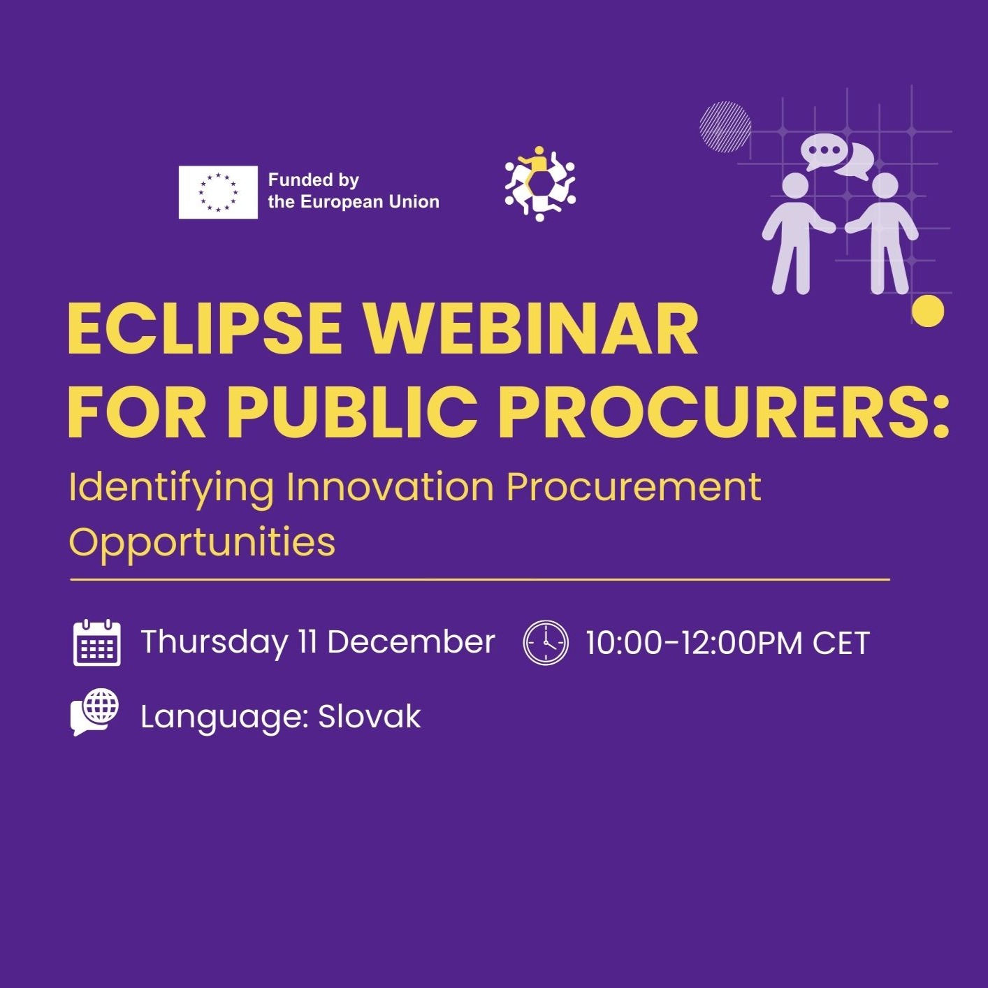 ECLIPSE Webinar for public procurers in Slovakia thumbnail