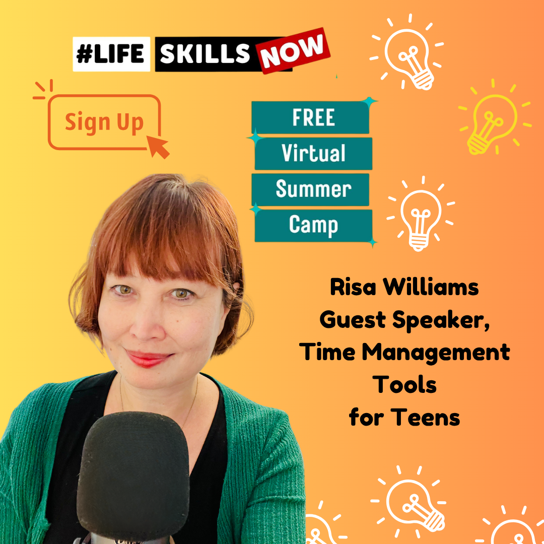 I'm speaking at the LIFE SKILLS NOW virtual summer camp on time management tools for teens! It's free - sign up! thumbnail