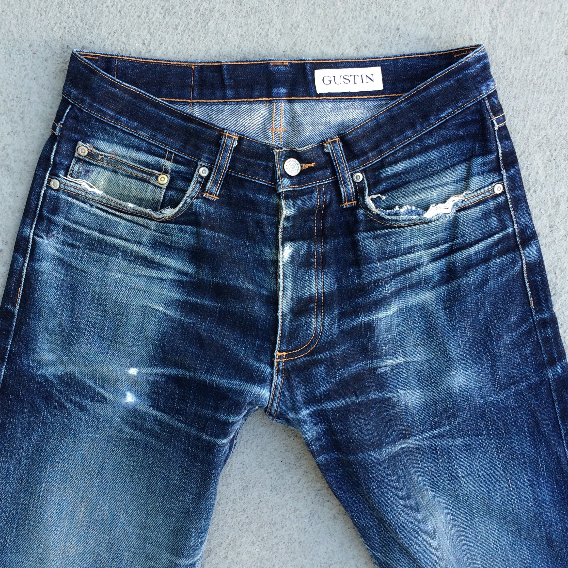 25 Natural Indigo 2 | Gustin | Jeans | Selvedge | USA made thumbnail