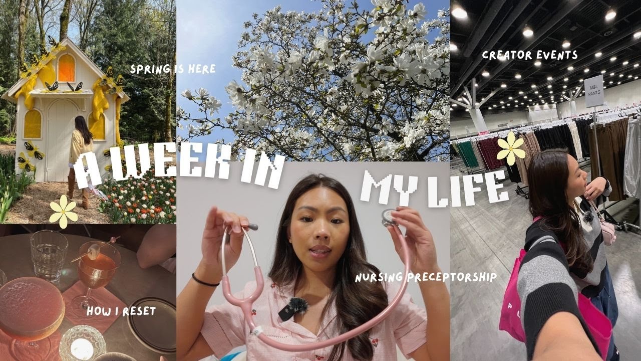 week in my life vlog ⋆˙⟡ | starting my nursing preceptorship 🩺, how i reset, good company ✿ thumbnail
