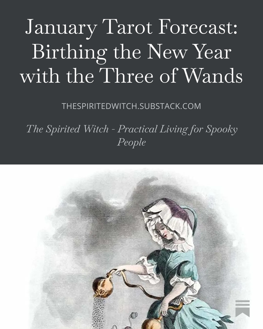 Bringing in the New Year with the Three of Wands thumbnail