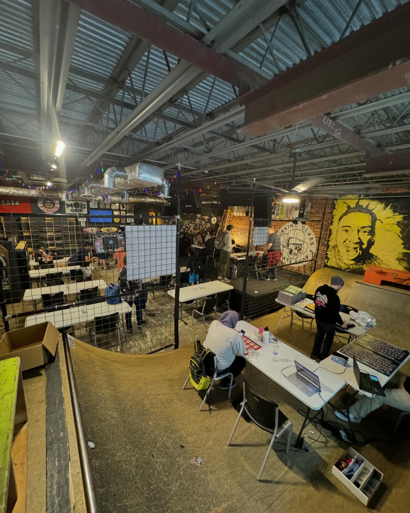 We are here at the ps5 tournament at Lurking Class Skate Shop! Cash Bandicoot currently 3-1 going into round 5. Great to