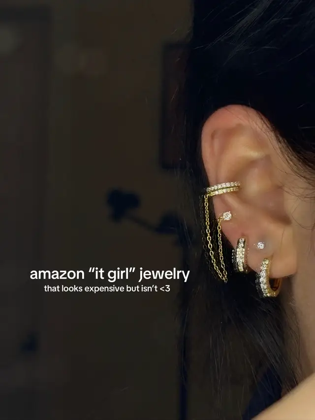 everything is 🔗 as shoppable photos in the "JEWELRY HAUL LINKS" curation in my sf! It It it #jewelrystack #amazongoldjew