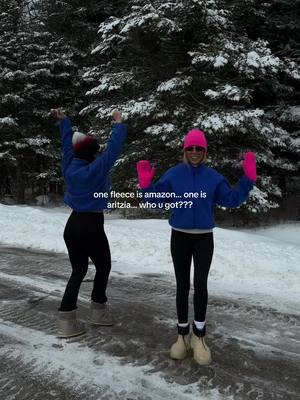 amazon IS always pulling through @kate susanin #polarfleece #aritziafleece #amazonfleece #cozyoutfits 