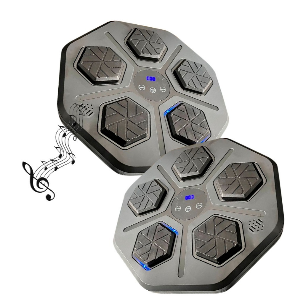 079 Treino De Boxe Máquina Musical Inteligente De Parede Luz Led thumbnail