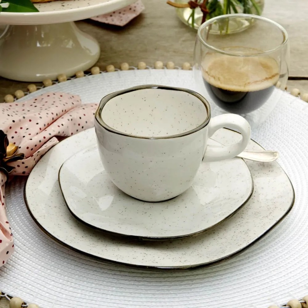 103 Jogo 6 Xícaras Chá Café Com Pires Ryo Maresia Areia 220ml Oxford Porcelanas Pracasa Decor thumbnail