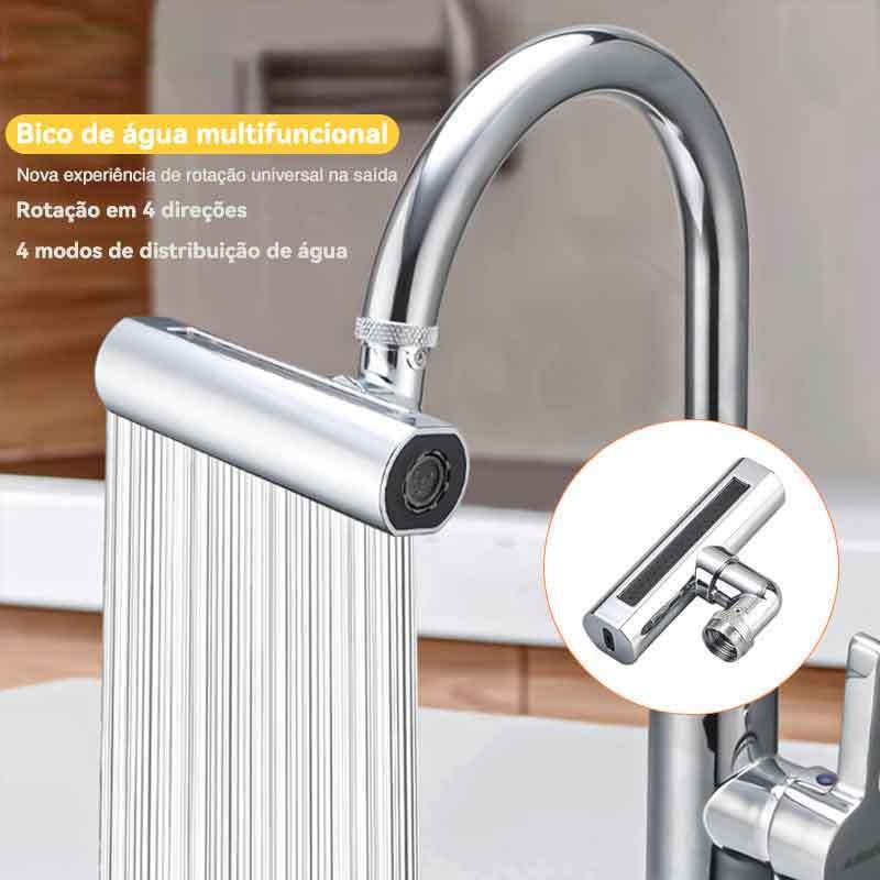 018 360° Rotação 4 em 1 bical para torneira de cozinha cascata 4 funções bical de alta pressão  thumbnail