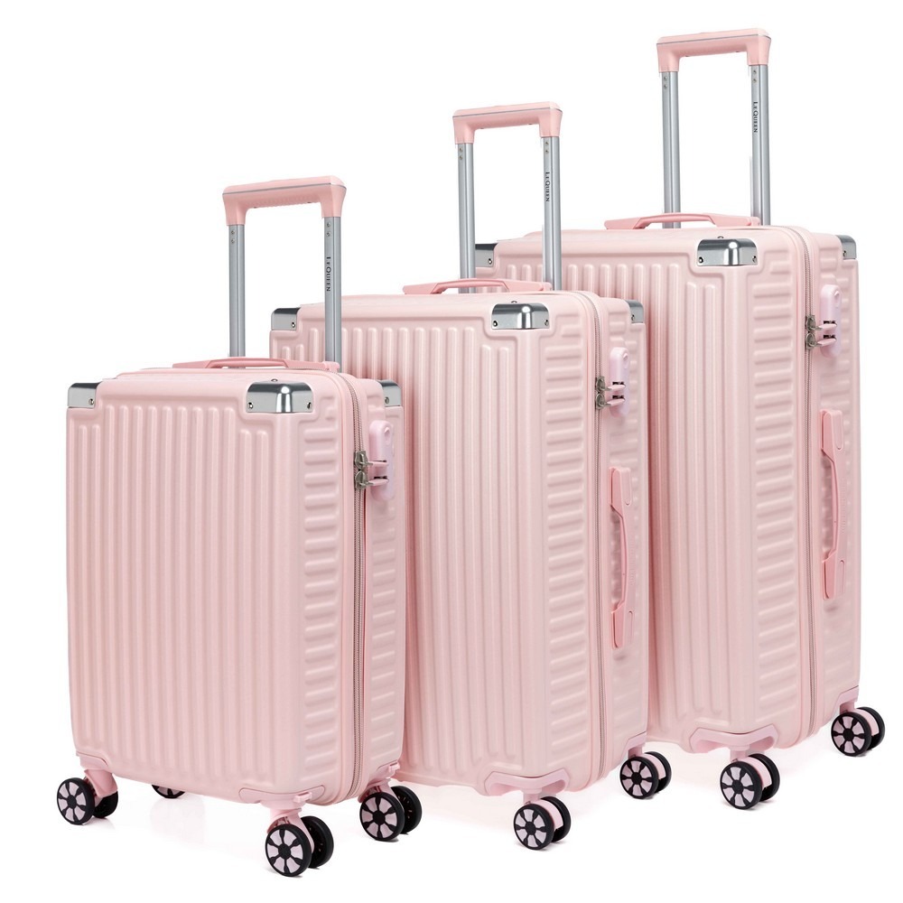 117 Kit 3 Mala de Viagem Grande Bordo Resistente Rodas 360 Abs thumbnail