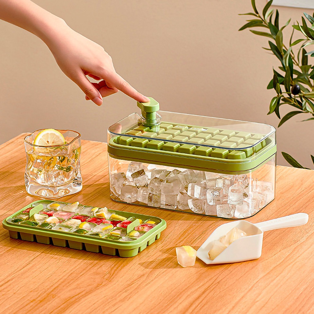 063 Caixa Forma Fábrica E Armazenagem De Gelo 32/64 Cubos - A570 thumbnail