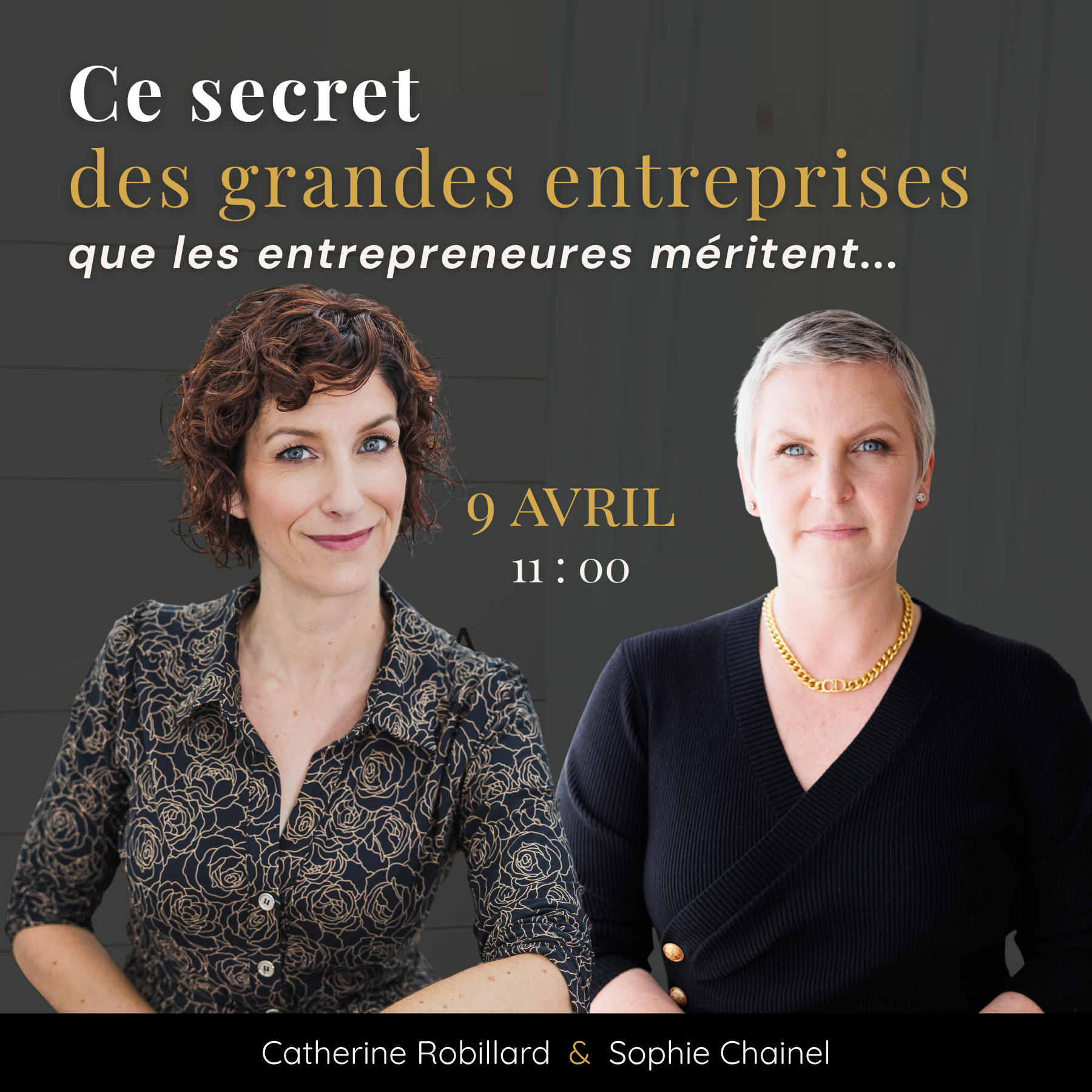  9 AVRIL à 11h | On partage ce que les entrepreneurs méritent thumbnail