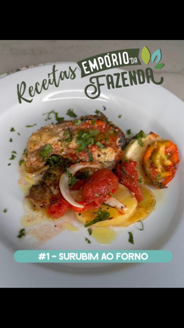 Vou te ensinar a fazer um delicioso prato de peixe, fugindo totalmente do habitual. Surubim ao forno à moda do empório! 