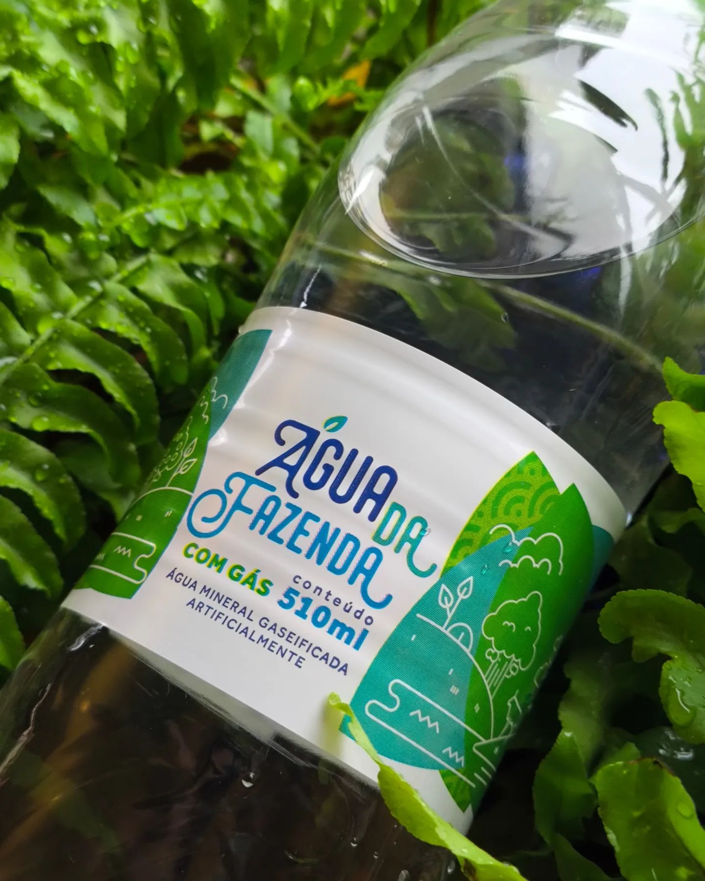 Leveza e pureza? É ÁGUA DA FAZENDA! 💧💚
