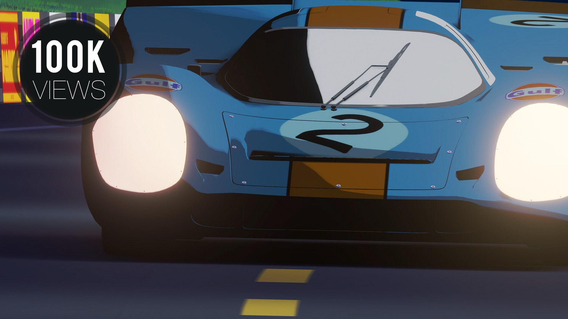 180K VIEWS!!! - 90s Le Mans Anime | Blender thumbnail