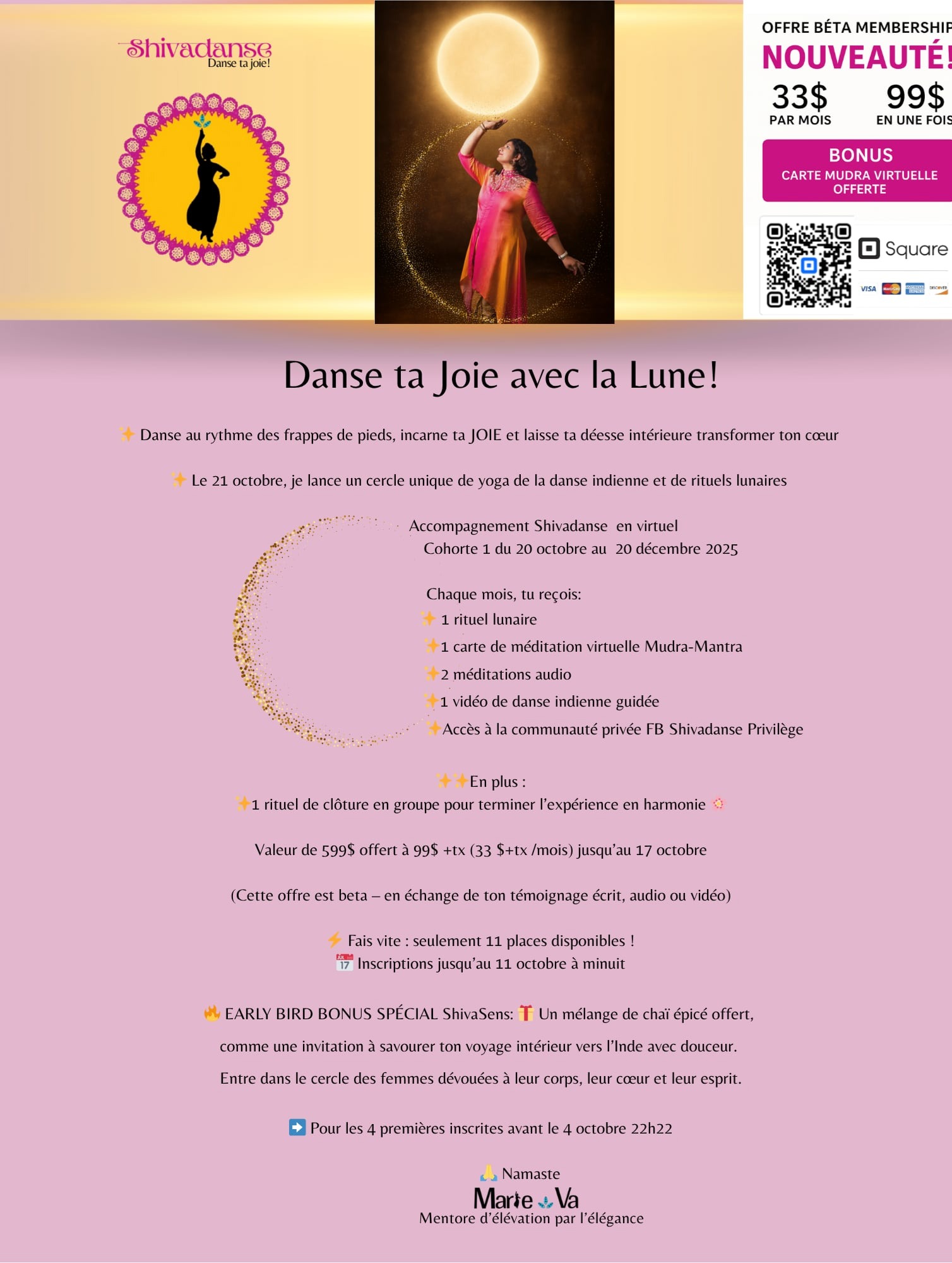 Danse ta Joie avec la Lune  - Marie Va La Boutique thumbnail