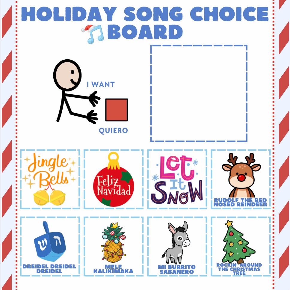 Holiday Song Choice Board thumbnail