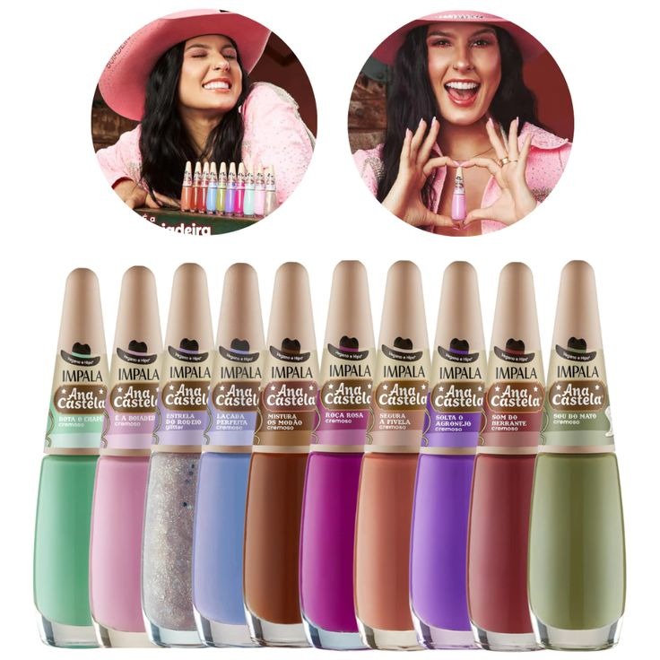 IMAPALA - Kit 10 esmaltes impala Ana Castela thumbnail