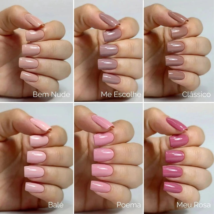 BELLA BRASIL - Kit 6 esmalte nudes e rosas  thumbnail