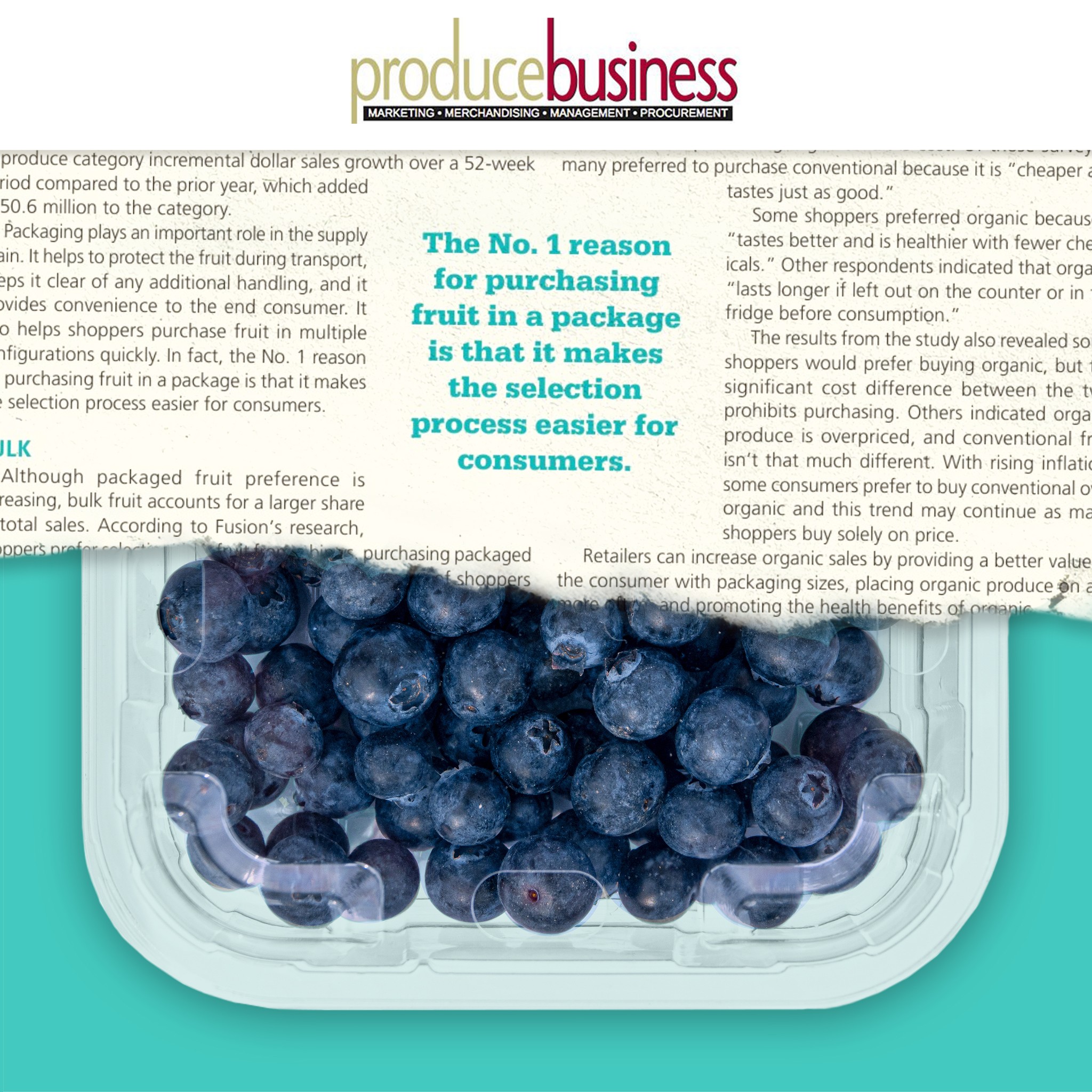 We're thrilled to announce that our talented team has been featured in the latest issue of Produce Business magazine!  O