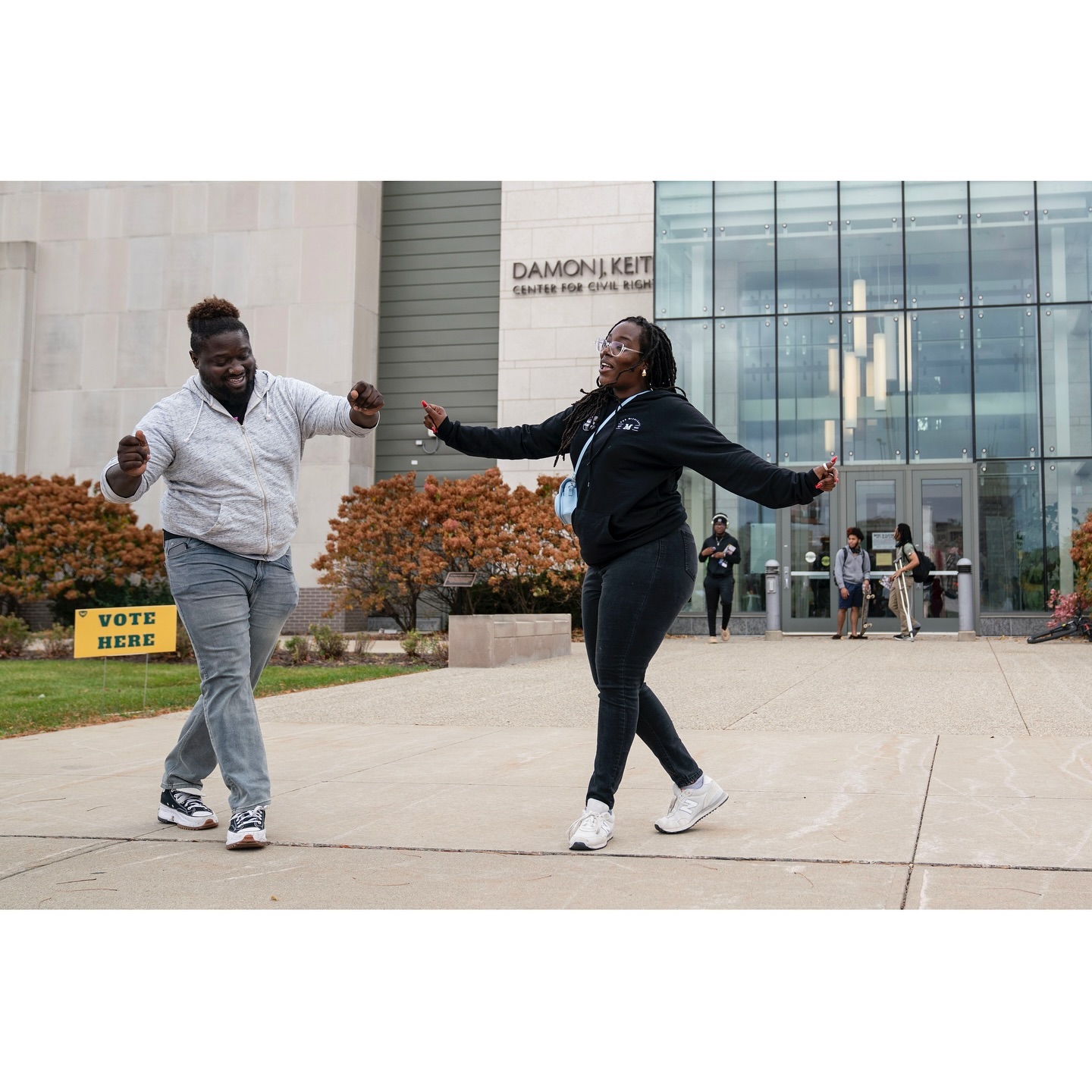 I’m a bit late, but I spent a very long election day covering voting in Detroit, and then a Mike Rogers/Trump watch part