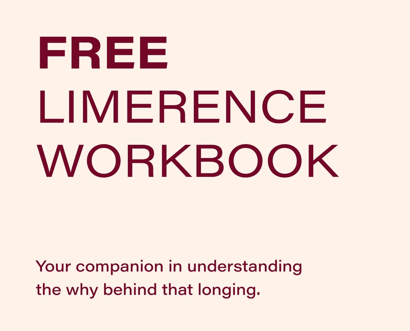 Free Limerence Workbook thumbnail