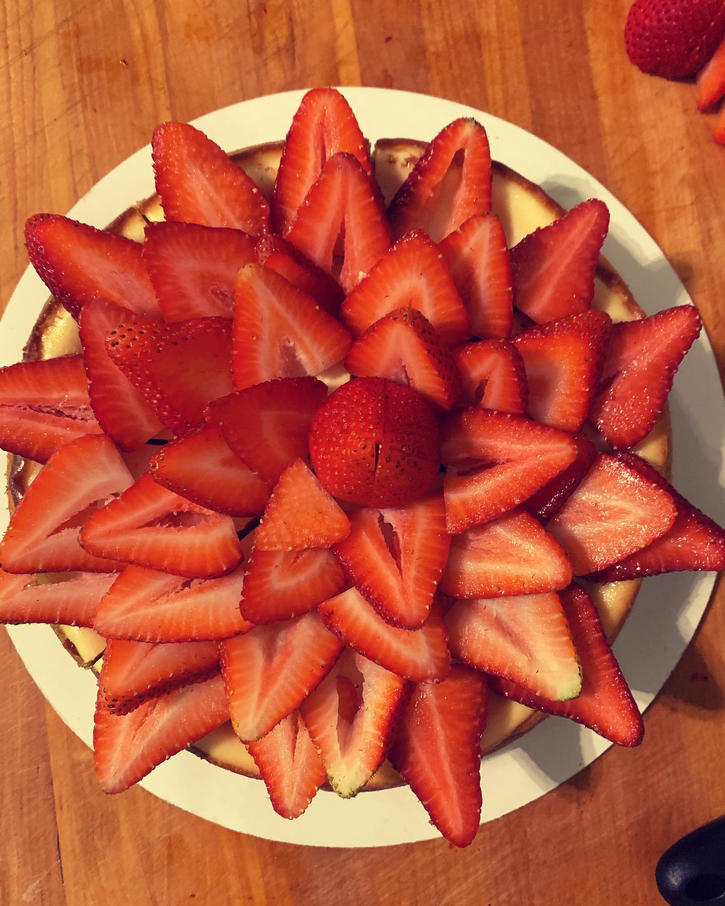 Strawberry Cheesecake #cleverchefbakery #cheesecake