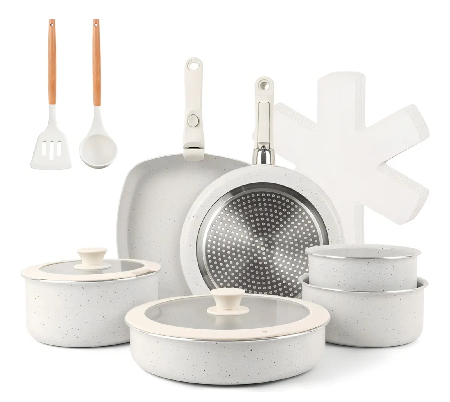 Conjunto de Panelas 18Pçs (Ceramica/Cabo Removível) thumbnail