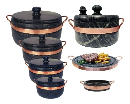 Conjunto Panelas De Pedra Sabão thumbnail