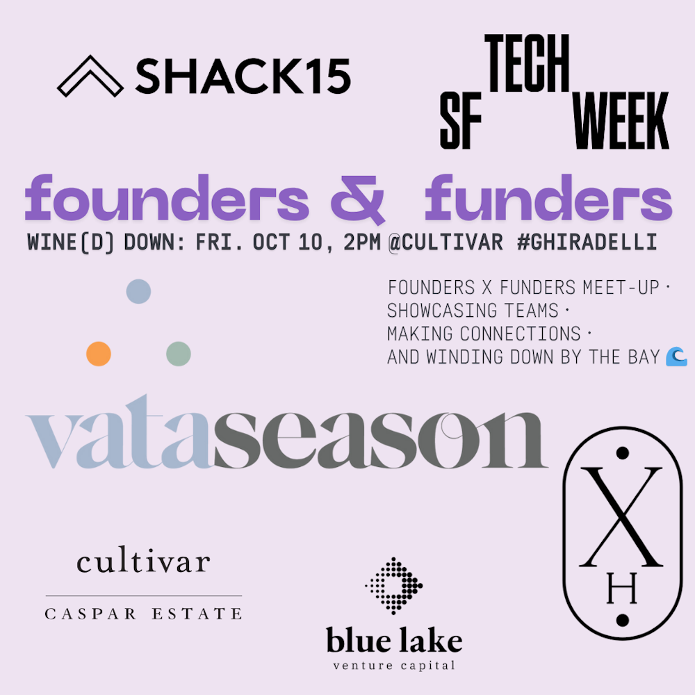 Founders x Funders Wine(d) Down - #SFTechWeek | Partiful thumbnail