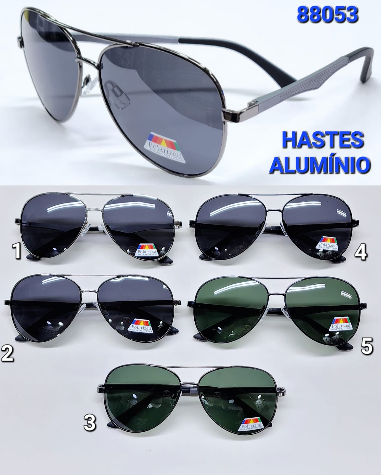 N5 - Óculos de SOL - ALUMÍNIO - MASC. R$ 36,00 thumbnail