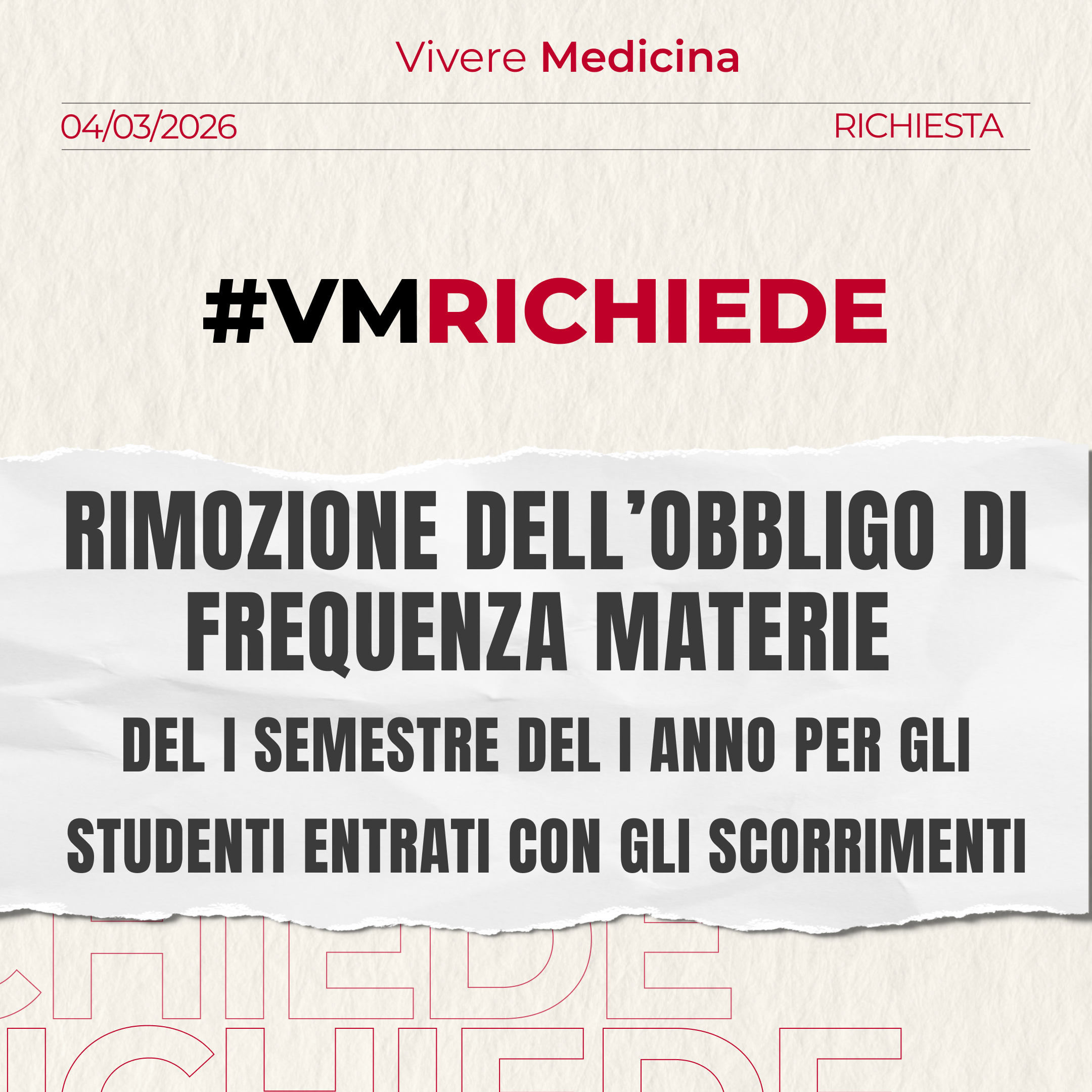 Rimozione Obbligo Di Frequenza Nei Corsi Affini: Richiesta Di Estensione Della Rimozione Per Tutte Le Categorie Di Studenti entrate successivamente  thumbnail