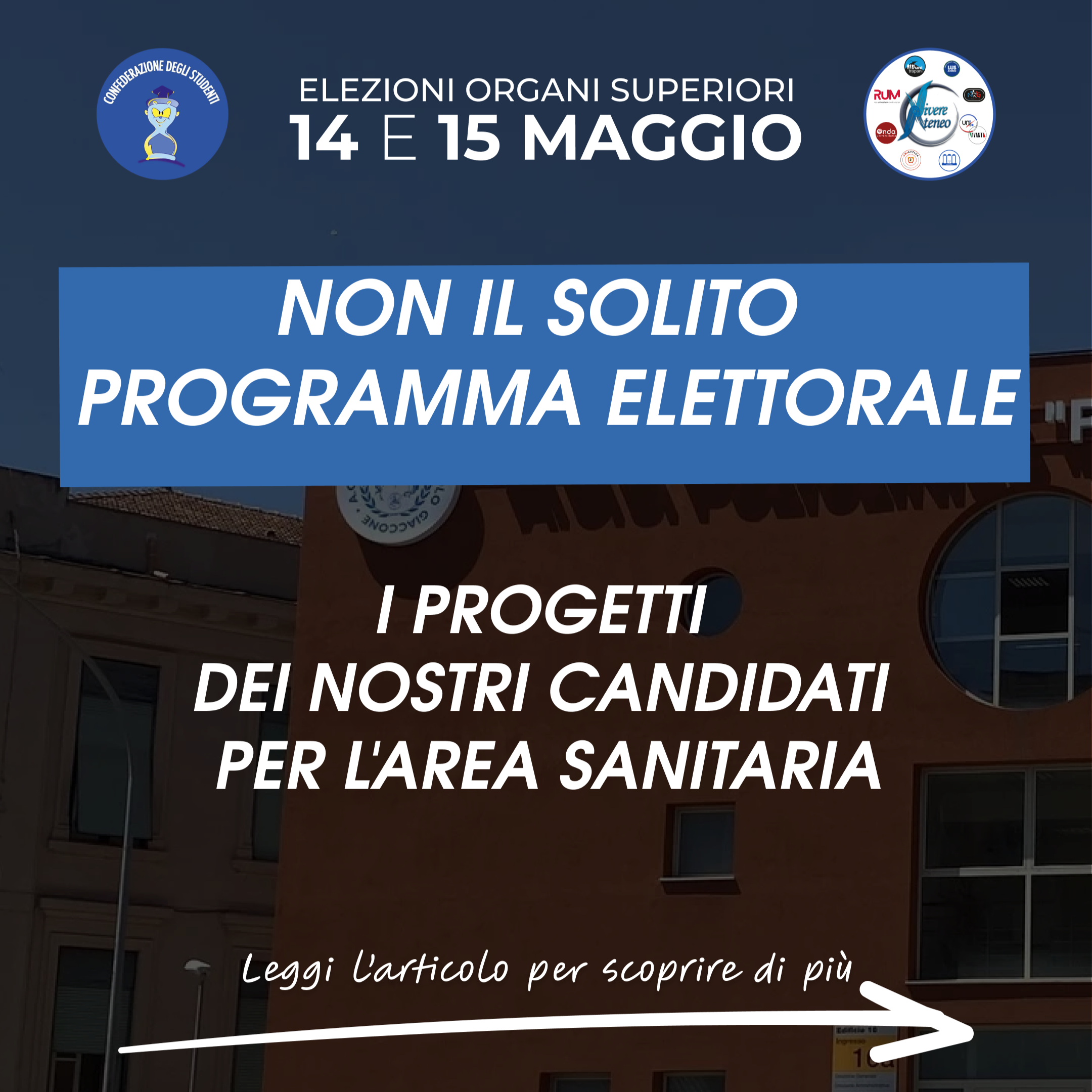 I Progetti dei Nostri Candidati per L'Area Sanitaria thumbnail