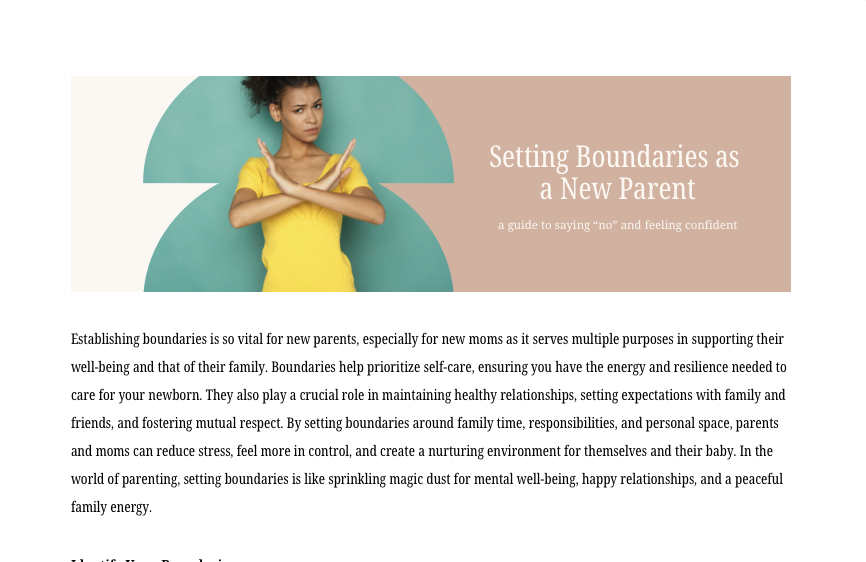 Setting Boundaries Worksheet thumbnail