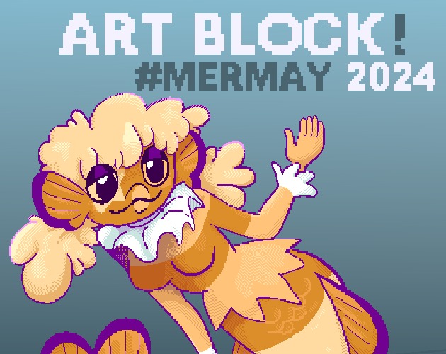 Artblock! #Mermay 2024 (Pixel Game Jam Submission) thumbnail