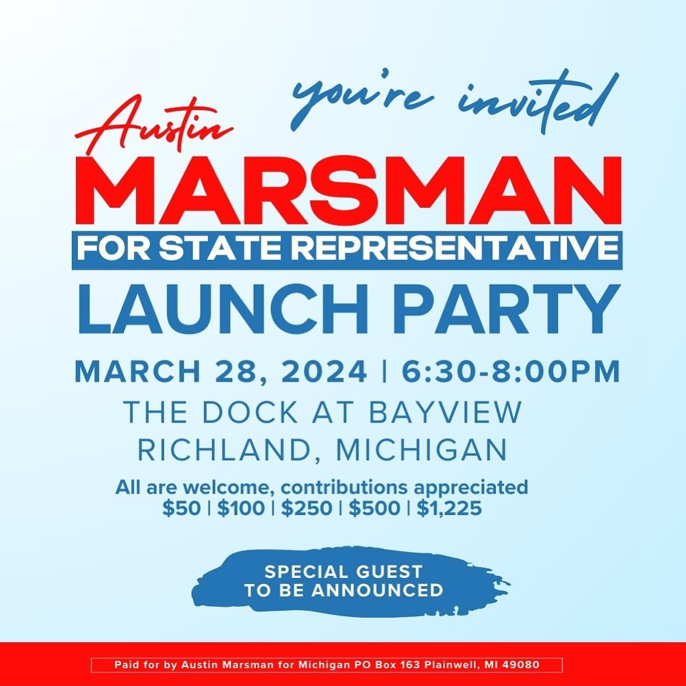 It’s time to party! Join us on Thursday, March 28 from 6:30 to 8:00pm in Richland.

There will be a special guest joinin