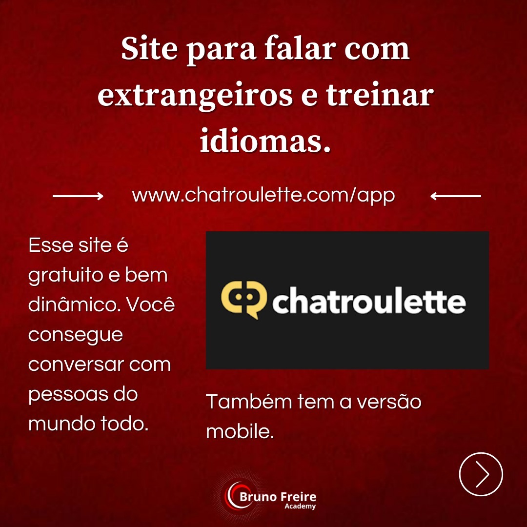 🌍🗣️ Conversei com pessoas do mundo todo no Chatroulette e descobri uma forma incrível de praticar inglês! 

✨ Quer saber