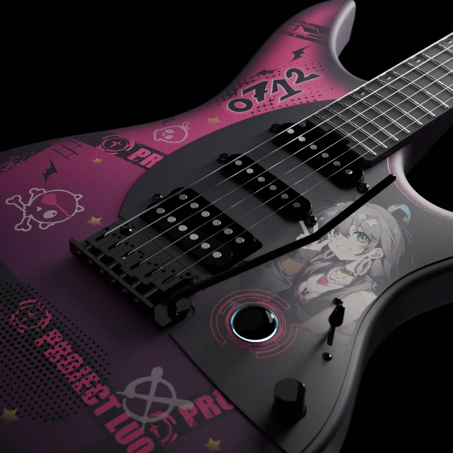 ENYA INSPIRE: CARBON FIBER SUPER STRAT SMART GUITAR thumbnail