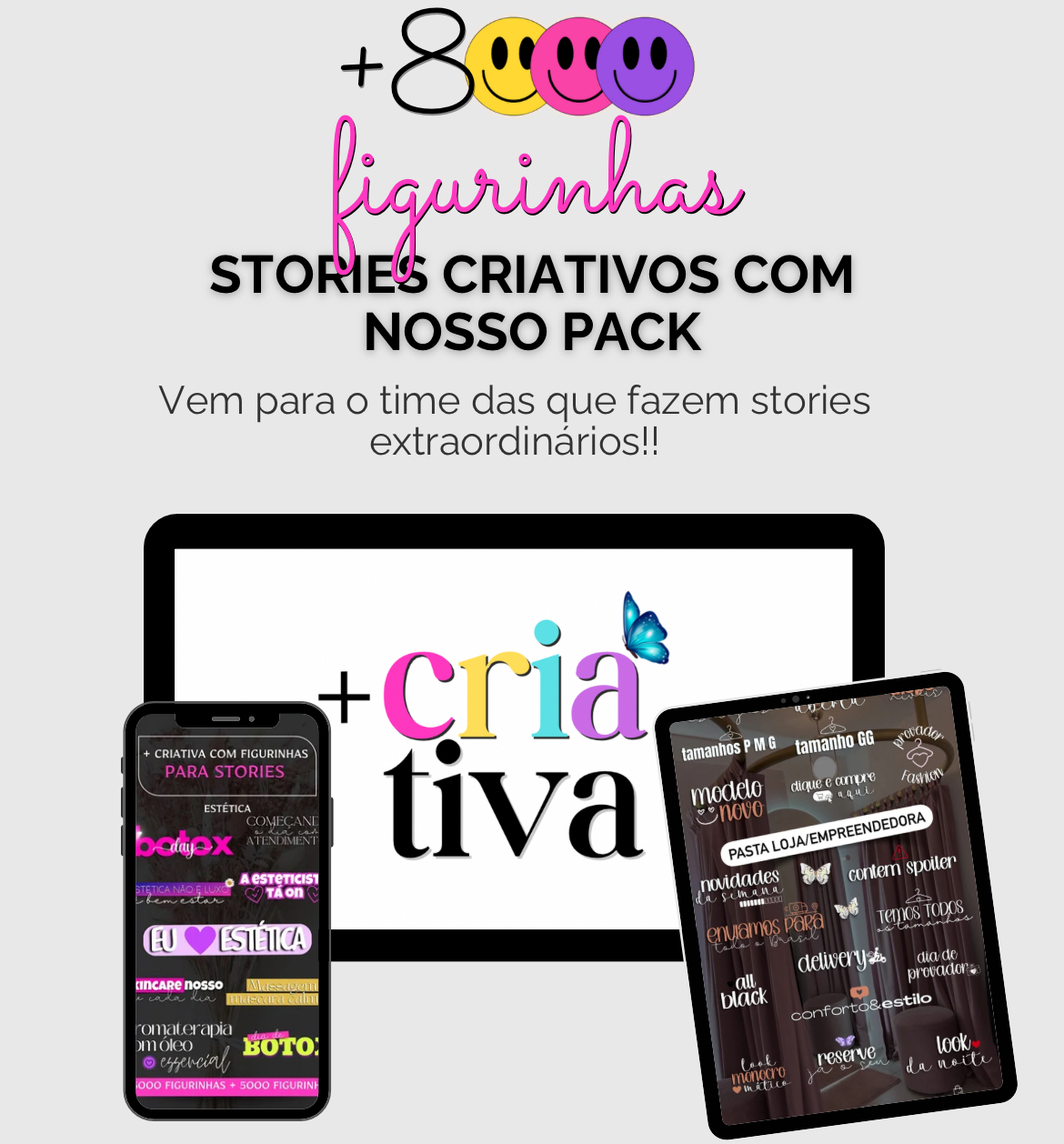 Pack de Figurinhas Para Salão  thumbnail