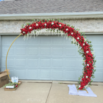 Large Gold Flower Arch thumbnail