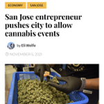San Jose Entrepreneur Pushes City to Allow Cannabis Events thumbnail